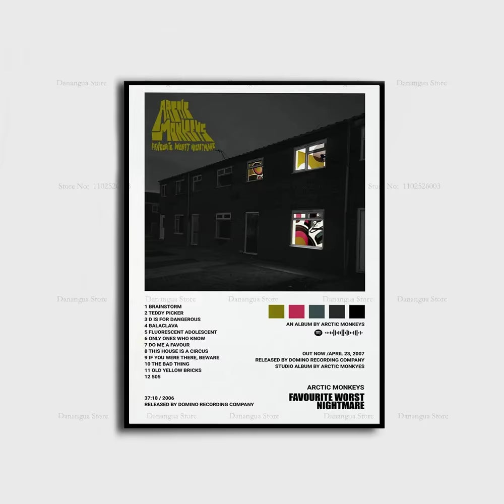 Arctic Monkeys Favourite Nightmare the Car Music Album Cover Poster Prints Wall Art Painting Picture Photo Gift Room Home Decor