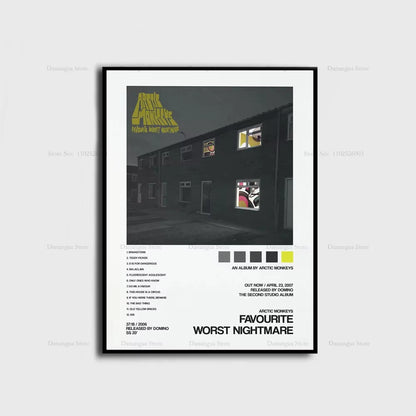 Arctic Monkeys Favourite Nightmare the Car Music Album Cover Poster Prints Wall Art Painting Picture Photo Gift Room Home Decor