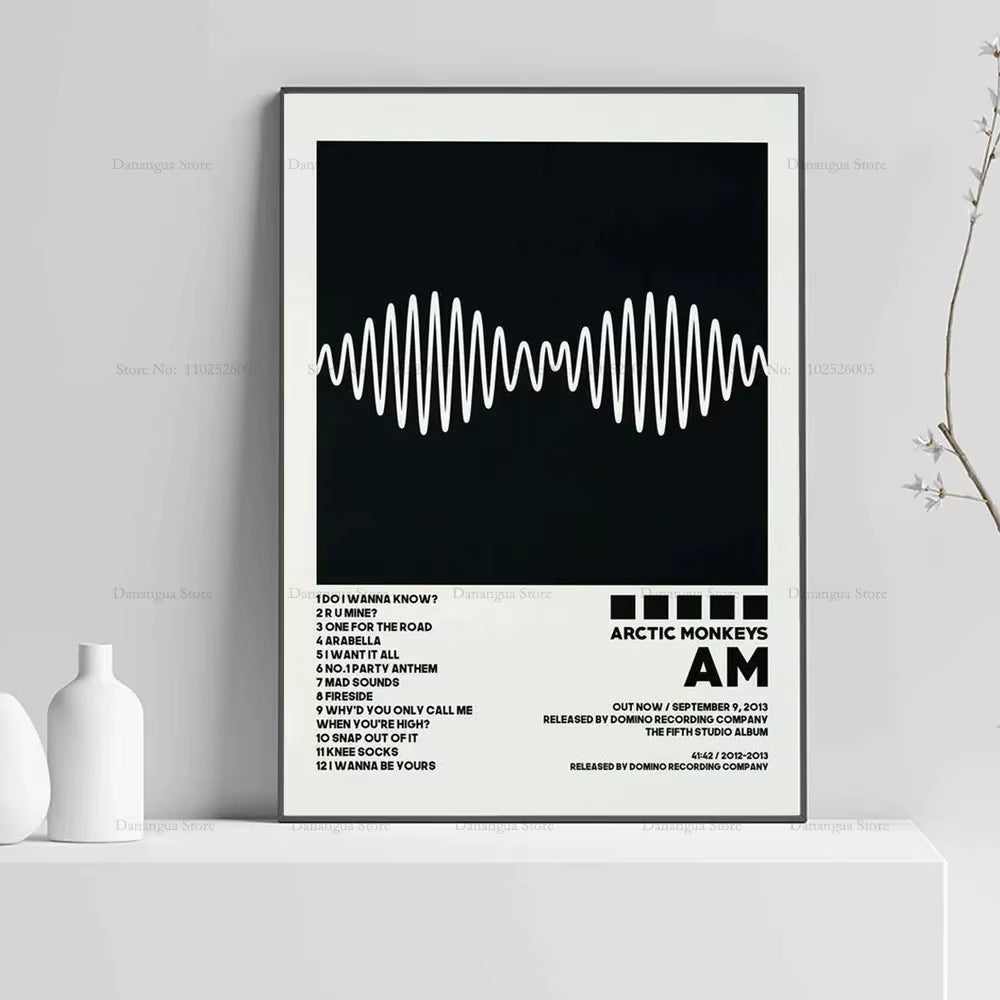 Arctic Monkeys Favourite Nightmare the Car Music Album Cover Poster Prints Wall Art Painting Picture Photo Gift Room Home Decor