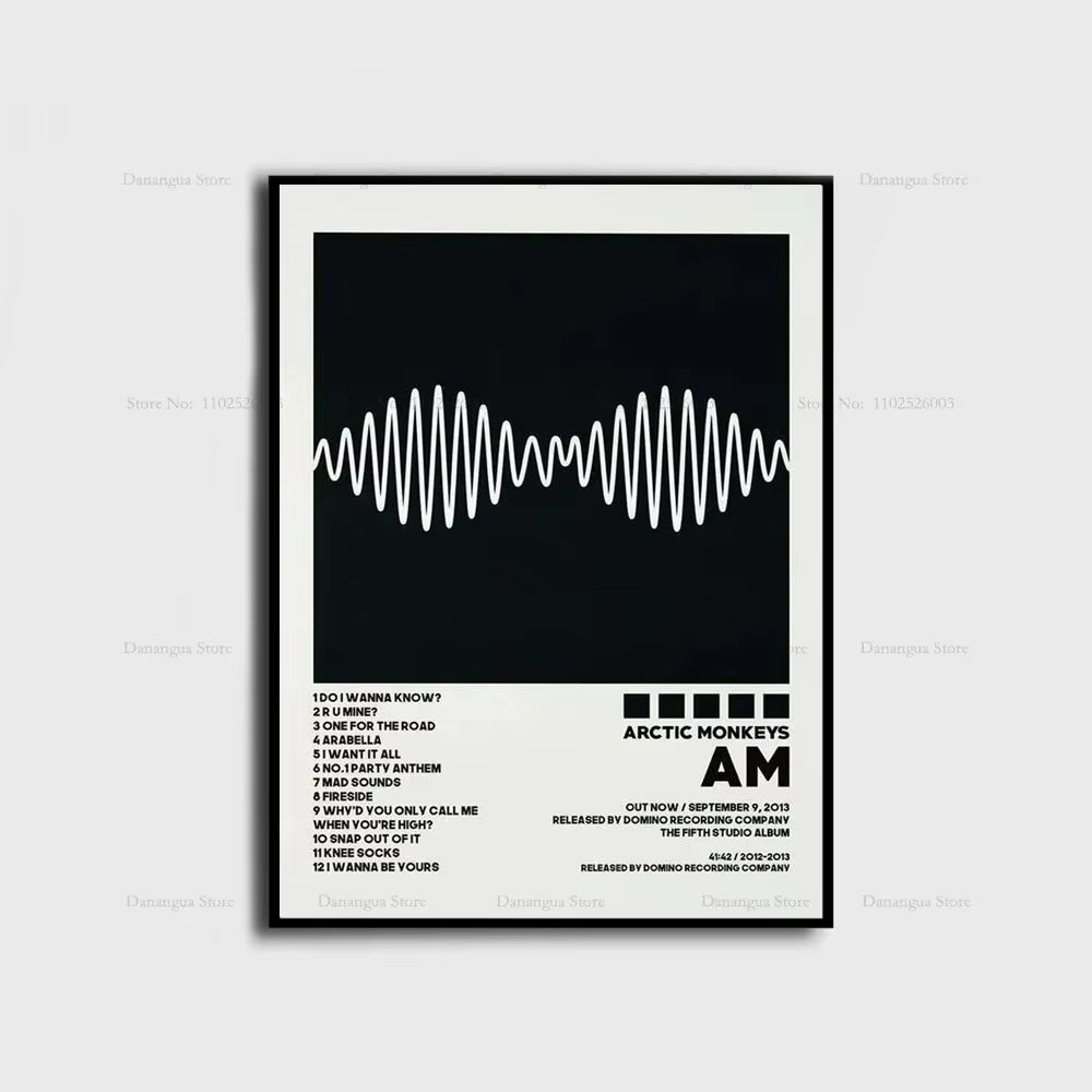 Arctic Monkeys Favourite Nightmare the Car Music Album Cover Poster Prints Wall Art Painting Picture Photo Gift Room Home Decor