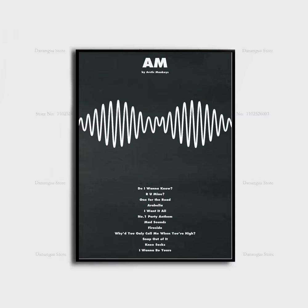Arctic Monkeys Favourite Nightmare the Car Music Album Cover Poster Prints Wall Art Painting Picture Photo Gift Room Home Decor