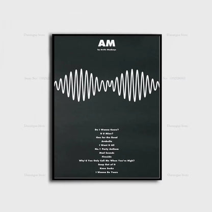 Arctic Monkeys Favourite Nightmare the Car Music Album Cover Poster Prints Wall Art Painting Picture Photo Gift Room Home Decor
