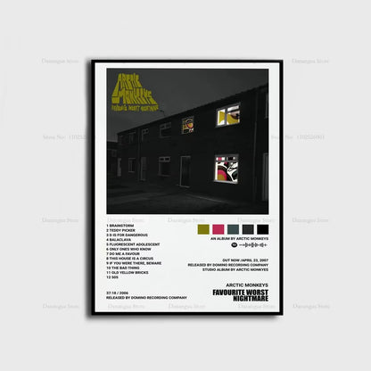 Arctic Monkeys Favourite Nightmare the Car Music Album Cover Poster Prints Wall Art Painting Picture Photo Gift Room Home Decor
