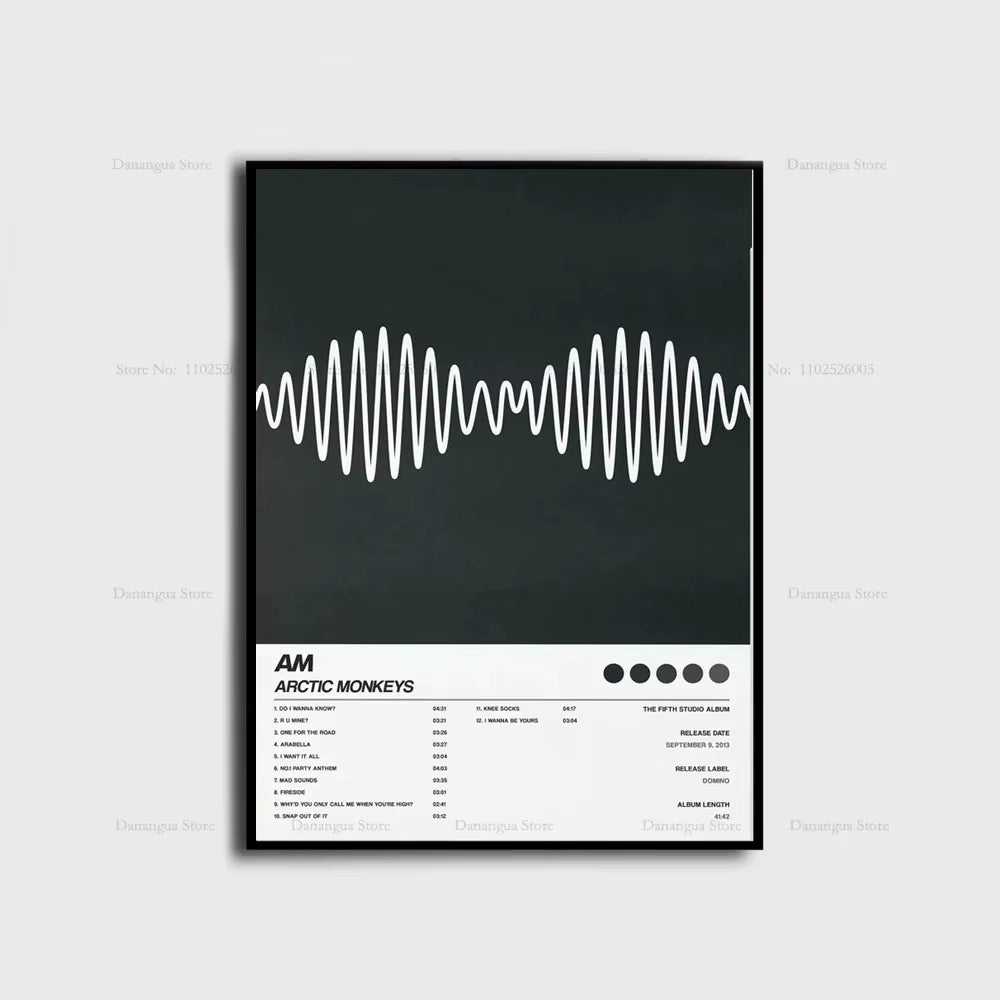Arctic Monkeys Favourite Nightmare the Car Music Album Cover Poster Prints Wall Art Painting Picture Photo Gift Room Home Decor