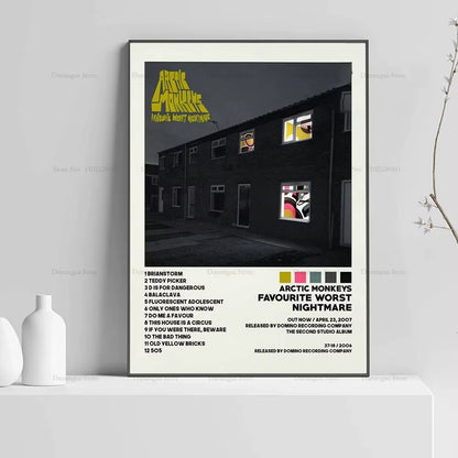 Arctic Monkeys Favourite Nightmare the Car Music Album Cover Poster Prints Wall Art Painting Picture Photo Gift Room Home Decor