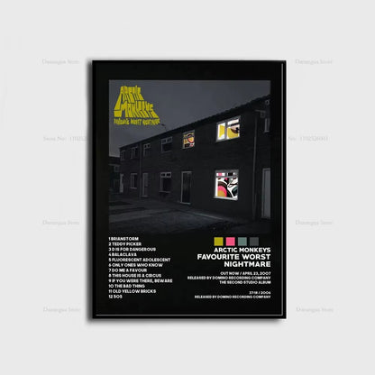 Arctic Monkeys Favourite Nightmare the Car Music Album Cover Poster Prints Wall Art Painting Picture Photo Gift Room Home Decor