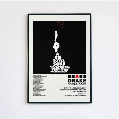 Poster Prints New Drake Views Take Care Her Loss Dogs Music Album Cover Canvas Painting Wall Art Picture Living Room Home Decor