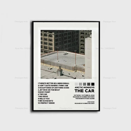 Arctic Monkeys Favourite Nightmare the Car Music Album Cover Poster Prints Wall Art Painting Picture Photo Gift Room Home Decor